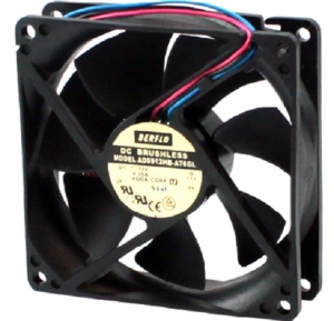 Micro ventilador 92x92x25mm 12v ad0912hb-a76 / HDB0912UA-F Rolamento