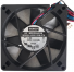 Micro ventilador cooler 12v 80x80x15mm AD0812hb-d76 12v rolamento